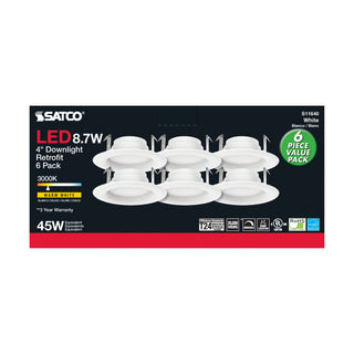 8.7WLED/RDL/4/930/120V/6PK