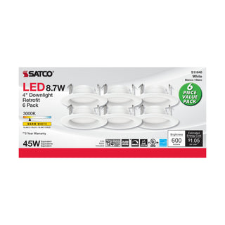 8.7WLED/RDL/4/930/120V/6PK