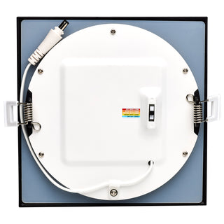 12WLED/DW/6/CCT-SEL/SQ/RD/BK