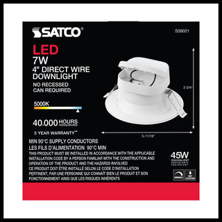 7WLED/DW/RDL/4/50K/120V