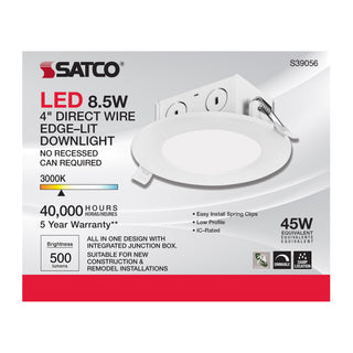8.5WLED/DW/EL/4/30K/120V