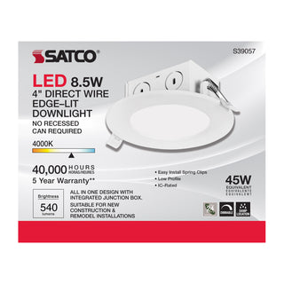 8.5WLED/DW/EL/4/40K/120V