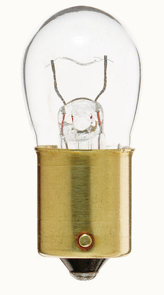 Incandescent Miniature Bulb: 12.03W;  B6;  ;  Clear;  12.8V;  BA15s Bayonet Single Contact Base