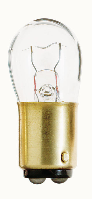 Incandescent Miniature Bulb: 12.03W;  B6;  ;  Clear;  12.8V;  BA15d Bayonet Double Contact Base