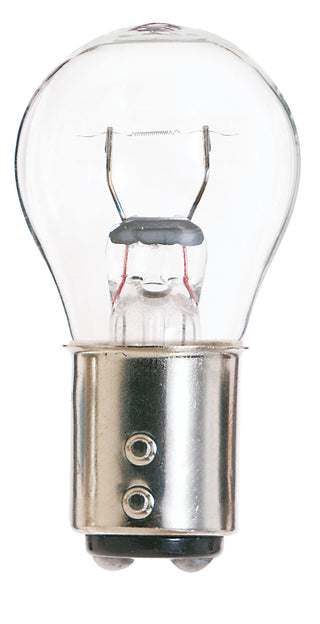 Incandescent Miniature Bulb: 26.88W/6.72W;  S8;  ;  Clear;  12.8V/14V;  BAY15d DC Indexed Bayonet Base