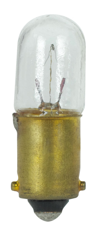 Incandescent Miniature Bulb: 1.3W;  T3.25;  ;  Clear;  10V;  BA9s Miniature Bayonet Base