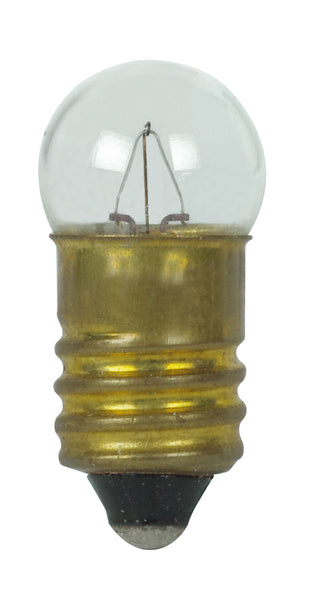 Incandescent Miniature Bulb: 2.8W;  G3.5;  ;  Clear;  14V;  E10 Miniature Screw Base