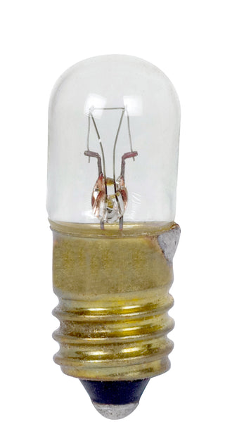 Incandescent Miniature Bulb: 4W;  T3.25;  ;  Clear;  24V;  E10 Miniature Screw Base