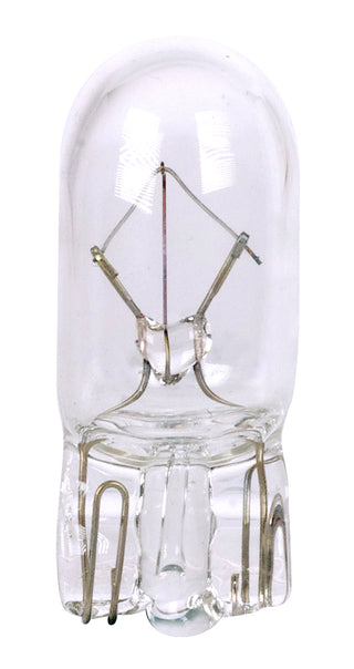 Incandescent Miniature Bulb: 3.36W;  T3.25;  ;  Clear;  14V;  W2.1x9.5d Mini Wedge Base