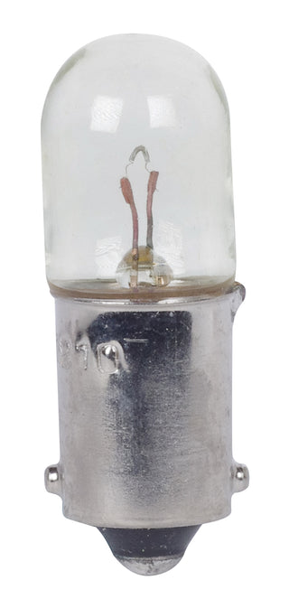 Incandescent Miniature Bulb: 2.52W;  T3.25;  ;  Clear;  6.3V;  BA9s Miniature Bayonet Base