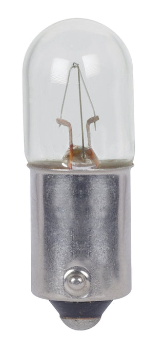 Incandescent Miniature Bulb: 2.8W;  T3.25;  ;  Clear;  14V;  BA9s Miniature Bayonet Base