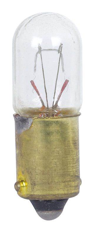 Incandescent Miniature Bulb: 3.5W;  T3.25;  ;  Clear;  7V;  BA9s Miniature Bayonet Base