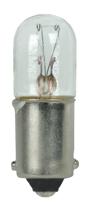 Incandescent Miniature Bulb: 3.36W;  T3.25;  ;  Clear;  14V;  BA9s Miniature Bayonet Base