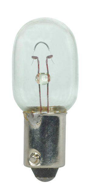 Incandescent Miniature Bulb: 5W;  T4.5;  ;  Clear;  9.84V;  BA9s Miniature Bayonet Base