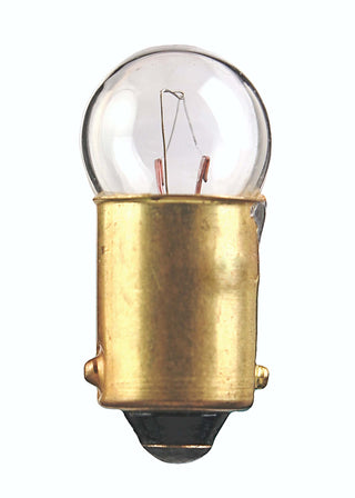 Incandescent Miniature Bulb: 2.59W;  G3.5;  ;  Clear;  14.4V;  BA9s Miniature Bayonet Base