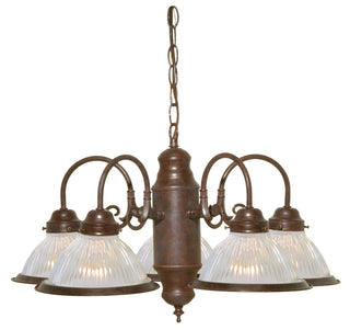 5 LIGHT 22" CHANDELIER