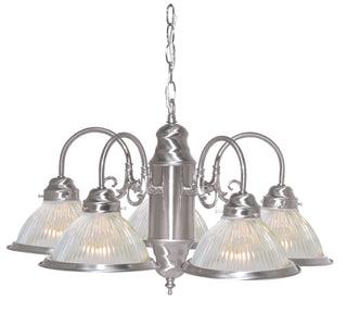 5 LIGHT 22" CHANDELIER