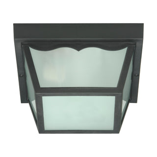 2 LIGHT POLY CARPORT FLUSH