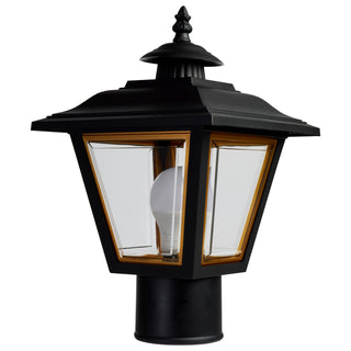 1 LT POLY COACH POST LANTERN