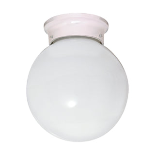 1 LIGHT 8" BALL FIXTURE