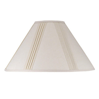 Side Pleated Linen Shade - Off White