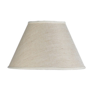 Round Linen Shade - Beige