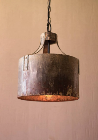 Rustic Metal Pendant