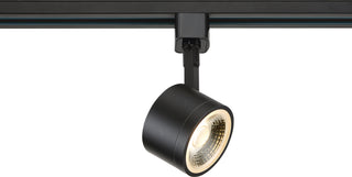 1 Light - LED - 12W Track Head - Round - Matte Black - 24 Deg. Beam