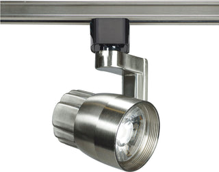 1 Light - LED - 12W Track Head - Angle arm - Brushed Nickel - 24 Deg. Beam