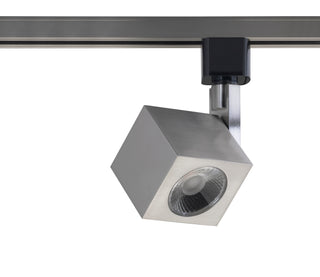 1 Light - LED - 12W Track Head - Square - Brushed Nickel - 36 Deg. Beam