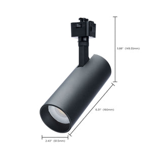 20W CCT LED TRK 36 BLK J-STYLE