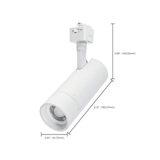 15W BEAM ADJ TRK HEAD J-STYLE