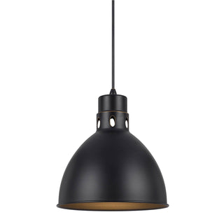 The Wilson Single Light Pendant - Black