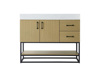 42 inch Single Bathroom Vanity in  Honey Brown
