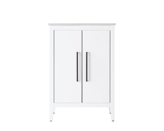 24 Inch Single Bathroom Vanity In White