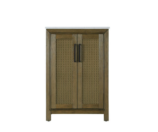 24 Inch Single Bathroom Vanity In Hazel Oak