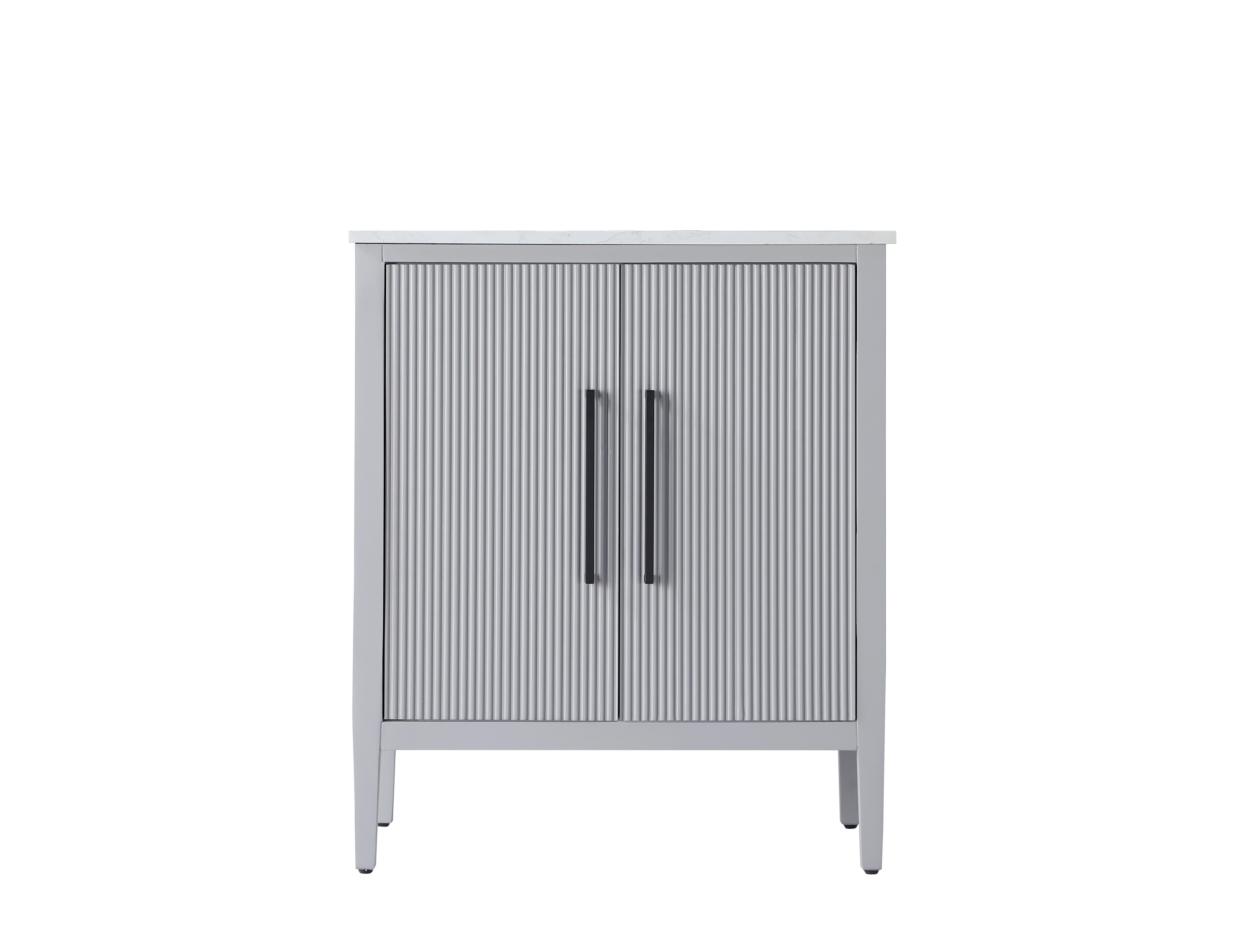 30 inch Single Bathroom Vanity in Grey