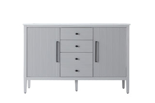 54 inch Double Bathroom Vanity in Grey