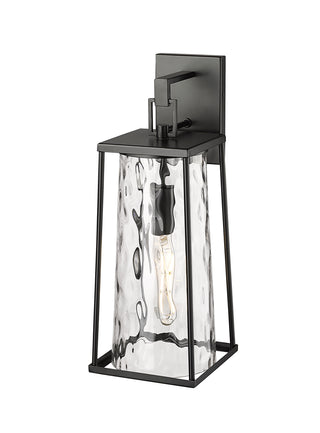 Dutton 1-Light Outdoor Wall Sconce Powder Coated Black