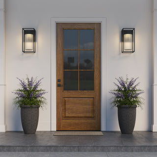 Outdoor Wall Sconce LED Powder Coated Black