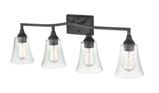 Caily 4-Light Vanity Matte Black