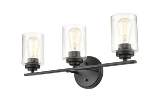 3-Light Vanity Matte Black