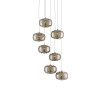 Pepper 7-Light Round Multi-Drop Pendant