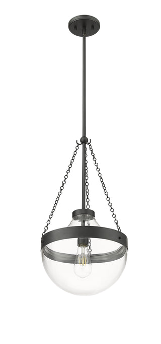 Clarra 1-Light Pendant light Matte Black