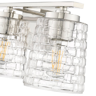 Saben 3-Light Vanity Polished Nickel
