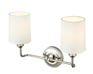 Leena 2-Light Vanity Polished Nickel
