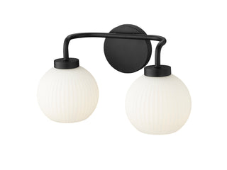 Oprah 2-Light Vanity Matte Black