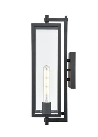 Messi 1-Light Outdoor Wall Sconce Textured Black
