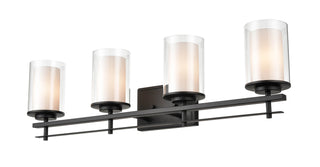 Huderson 4-Light Vanity Matte Black