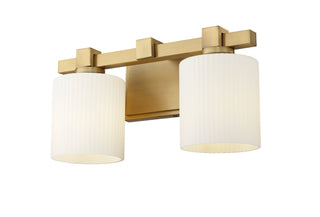 Abelson 2-Light Vanity Vintage Brass